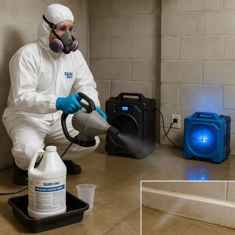 Sanitization and Odor Removal process in Clarendon, TX