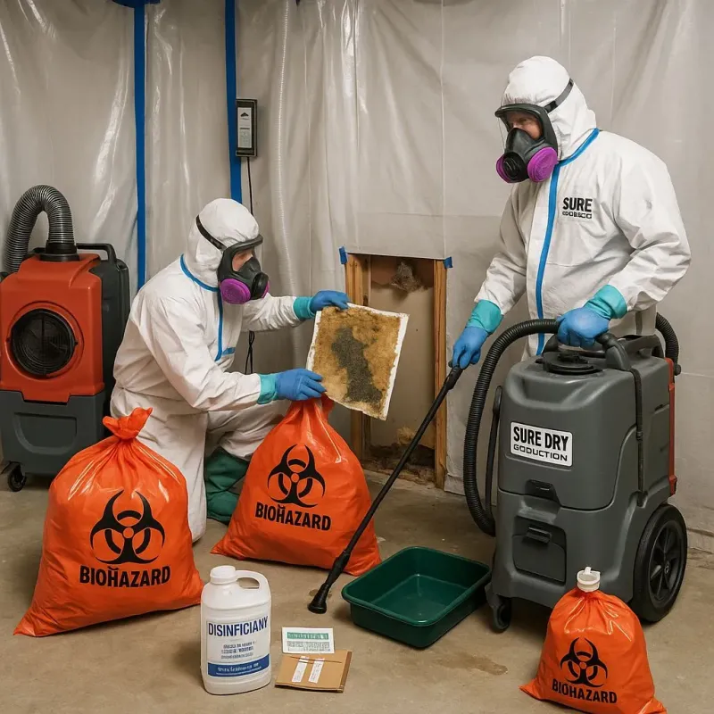 Contaminated Water Handling Protocols process in Clarendon, TX